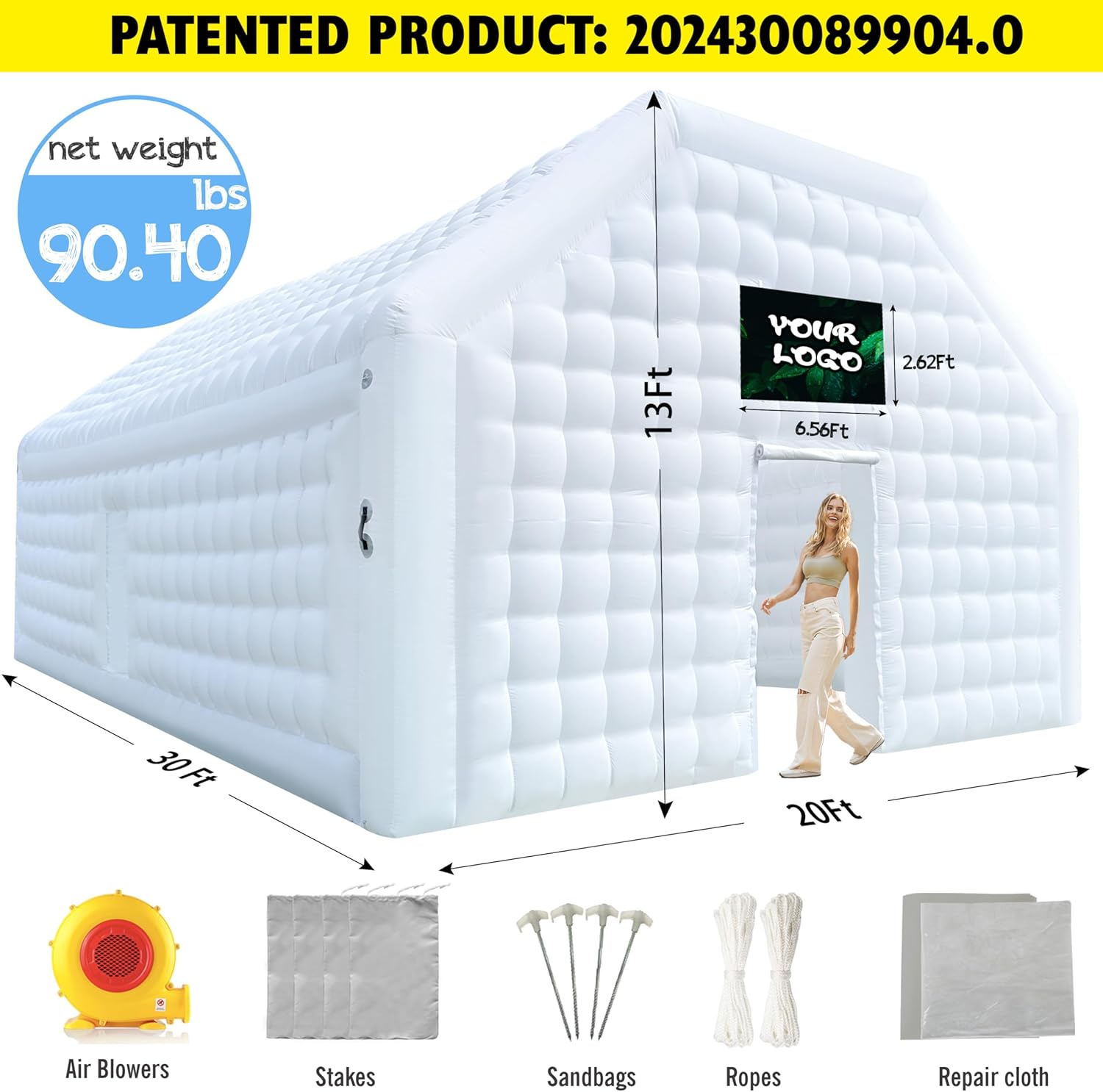 Inflatable Night Club Extra Large Party Tent with Logo Blow up Nightclub Tent for Wedding Birthday Raves