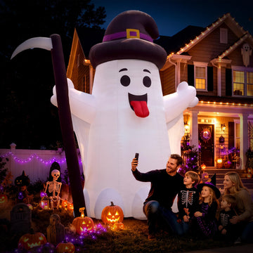 20ft Ghost Inflatable Lawn Decoration for Halloween Events