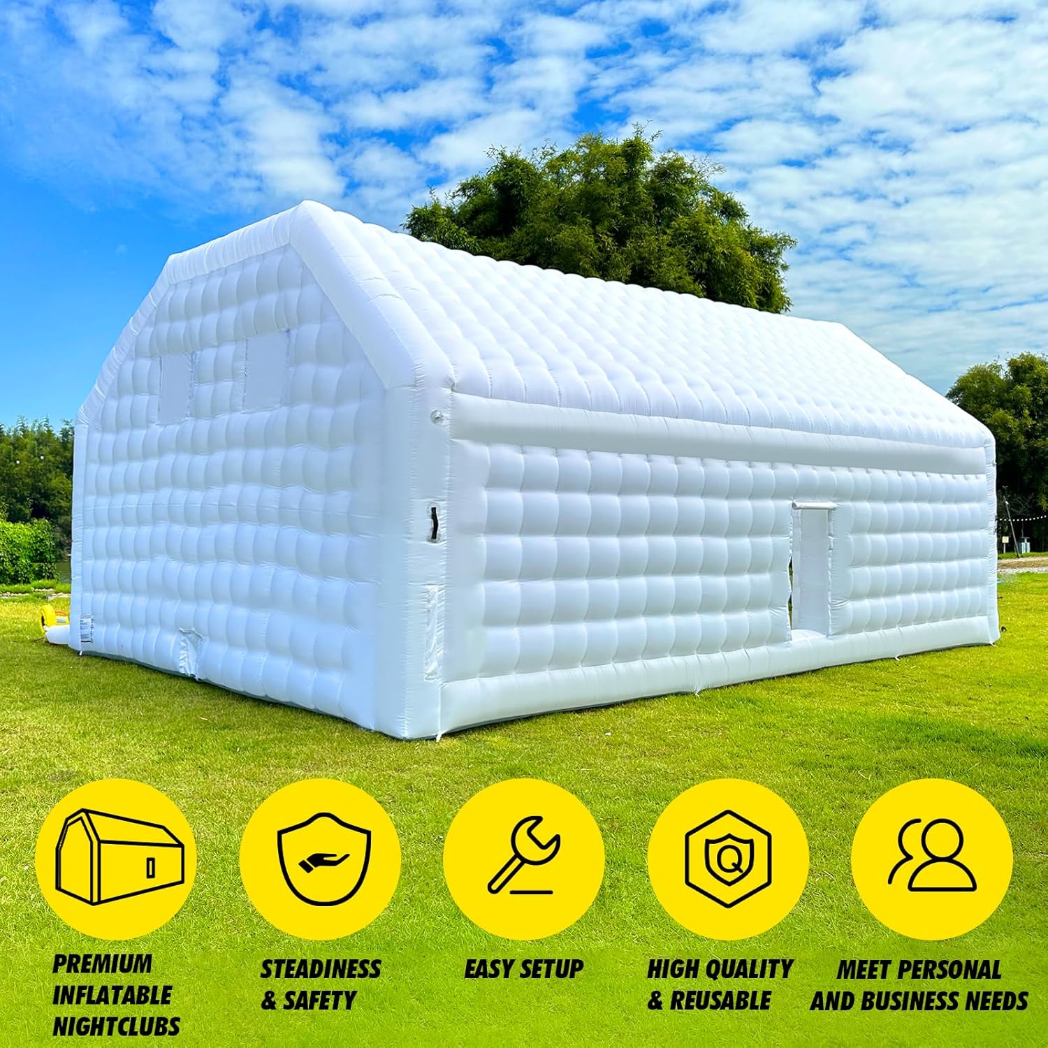 Inflatable Night Club Extra Large Party Tent with Logo Blow up Nightclub Tent for Wedding Birthday Raves