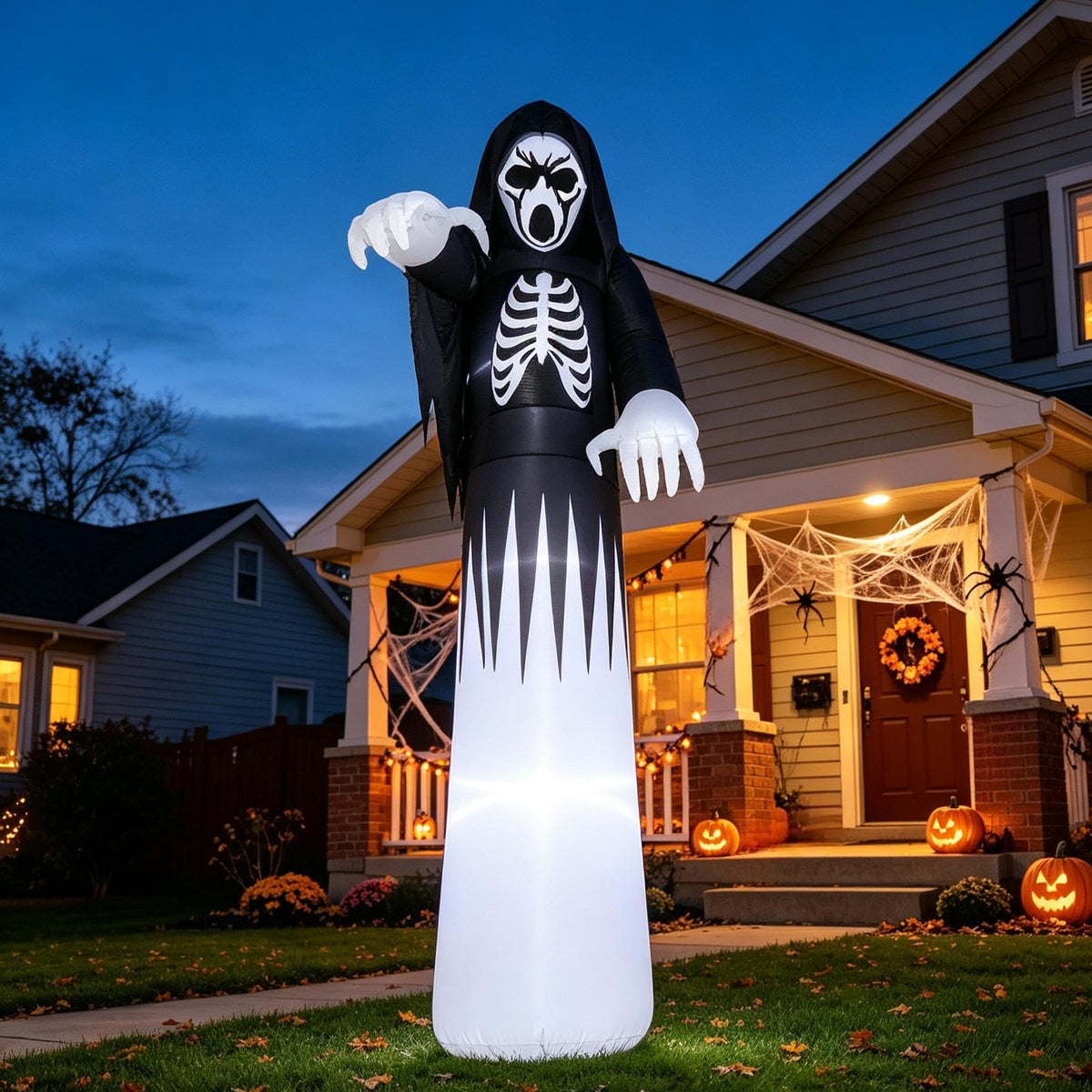 Giant Halloween Inflatables Grim Reaper Outdoor Decorations