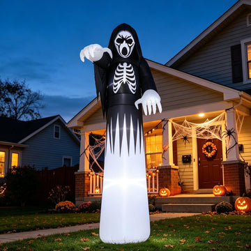 Giant Halloween Inflatables Grim Reaper Outdoor Decorations