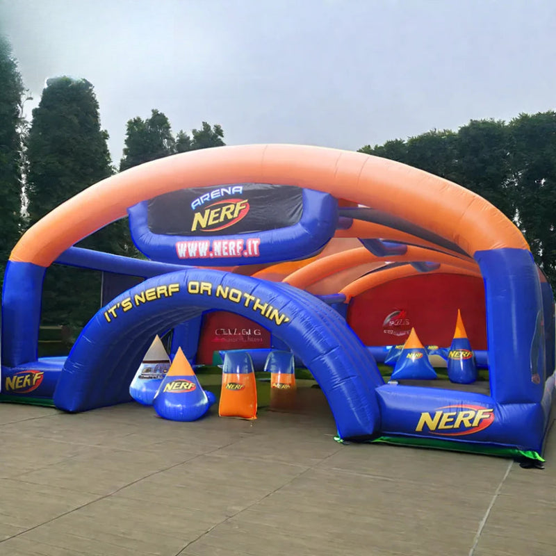 Inflatable NERF Arena Bunker Field for Events