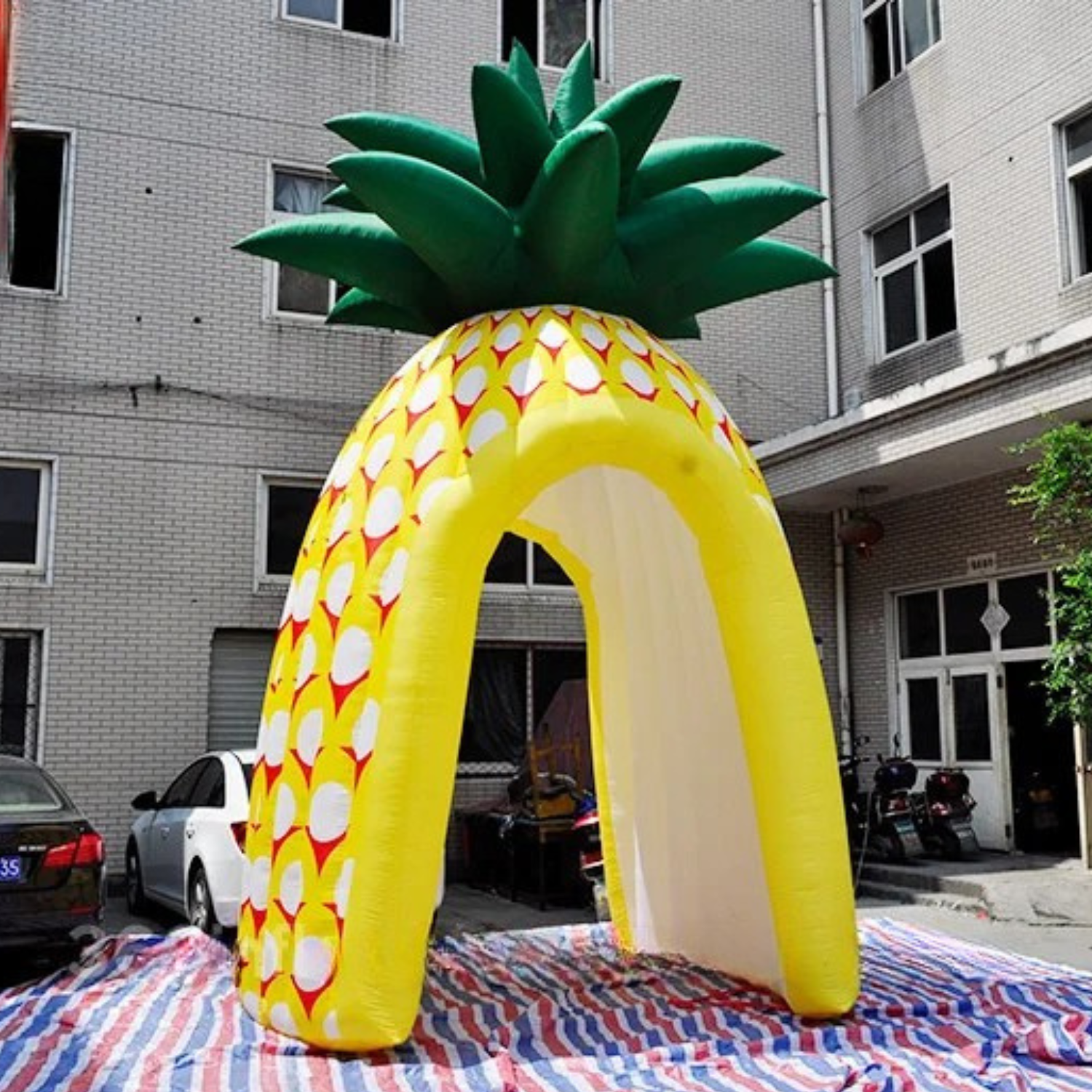 Kundenspezifisches aufblasbares Zelt wasserdicht Ananas-Design Outdoor