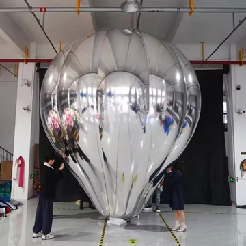 Individueller bunter aufblasbarer Spiegel-Heißluftballon