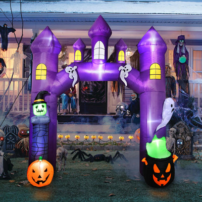 10FT Halloween Inflatable Castle Archway Outdoor Entrance