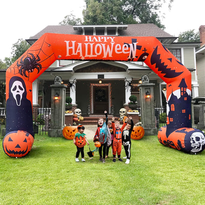 Halloween Inflatable Archway Hexagon Inflatable Arch Entrance
