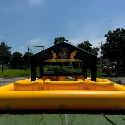 21x21ft Yellow Inflatable Pool Bar