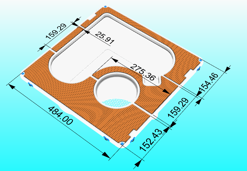Inflatable Floating Dock Platform with Non Slip Surface 5x5m