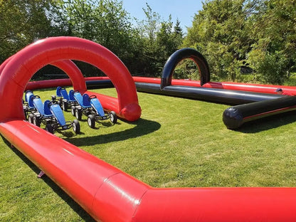 Inflatable Race Car Go Kart Track