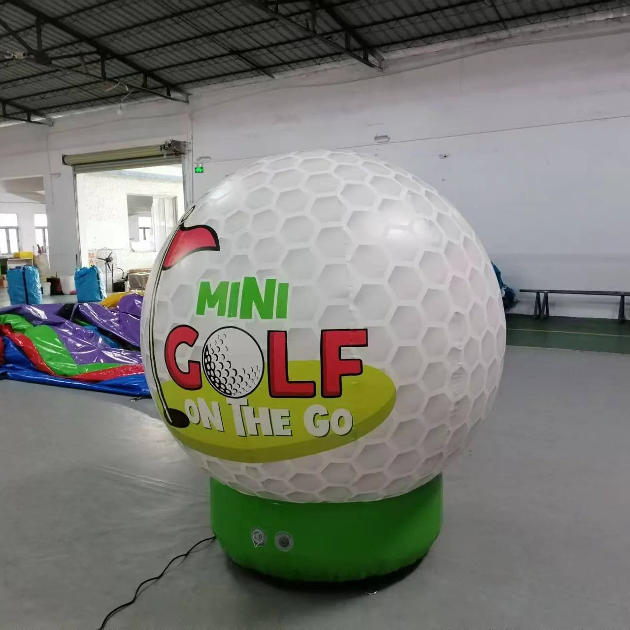 Inflatable Advertising Balloon with LED 6.5 FT PVC Tarpaulin