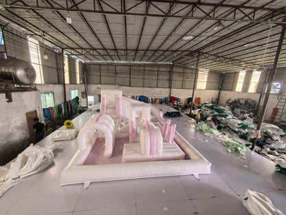 Inflatable Splash Pad Bounce House Party