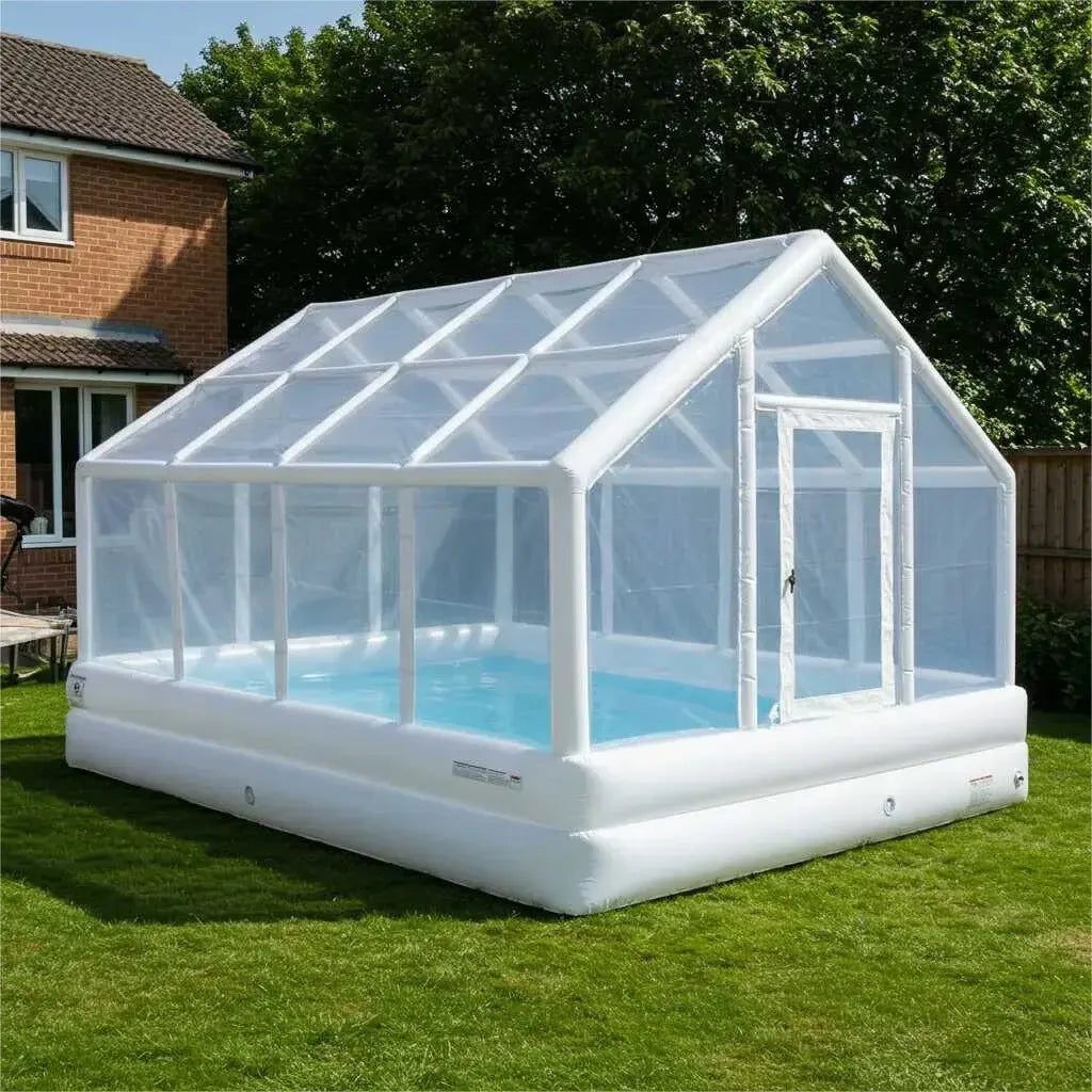 Inflatable Greenhouse Pool with Transparent Dome