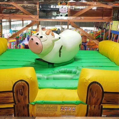 Inflatable Mechanical Bull Cow Riding Game