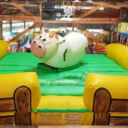 Inflatable Mechanical Bull Cow Riding Game