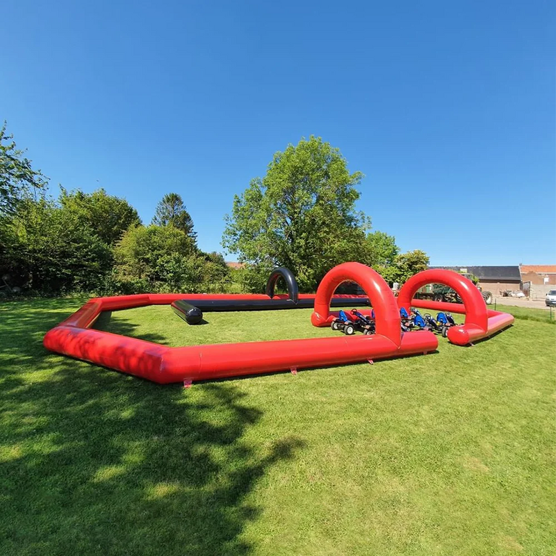 Inflatable Race Car Go Kart Track