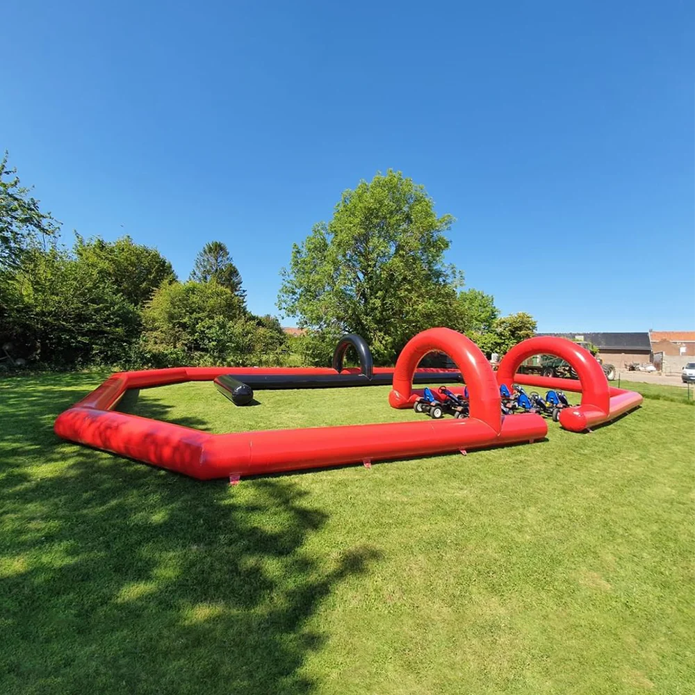 Inflatable Race Car Go Kart Track