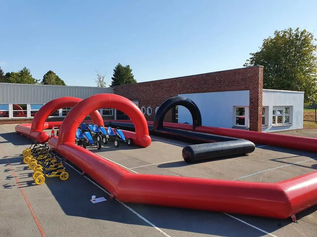 Inflatable Race Car Go Kart Track