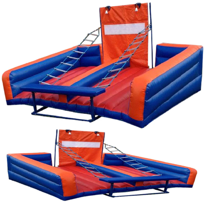 Inflatable Ladder Climbing Game Interactive Customizable Challenge