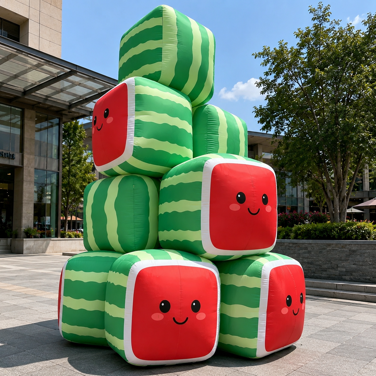 Inflatable Watermelon Display for Summer Event Advertising