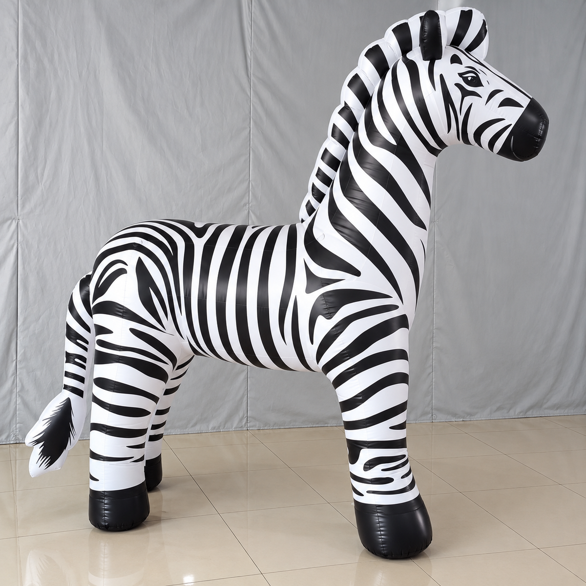 Inflatable Zebra Animal Model Display for Events