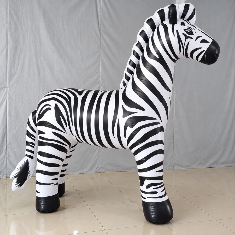 Inflatable Zebra Animal Model Display for Events