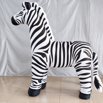 Inflatable Zebra Animal Model Display for Events