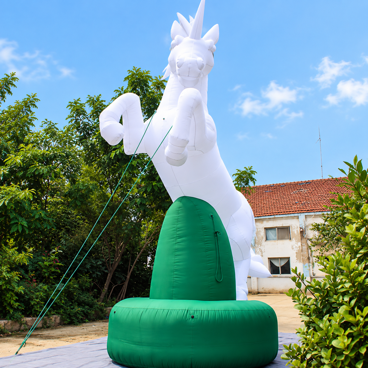 Giant Advertising Inflatable Unicorn Decoration Horse Model Display
