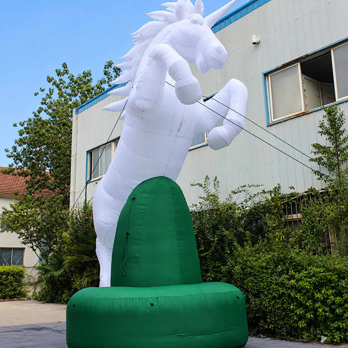 Giant Advertising Inflatable Unicorn Decoration Horse Model Display