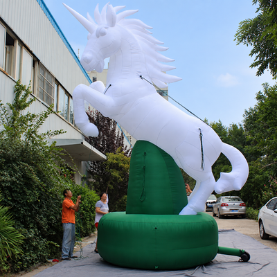 Giant Advertising Inflatable Unicorn Decoration Horse Model Display