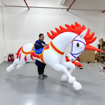 Giant  LED Inflatable Unicorn Display for Parade Event Party