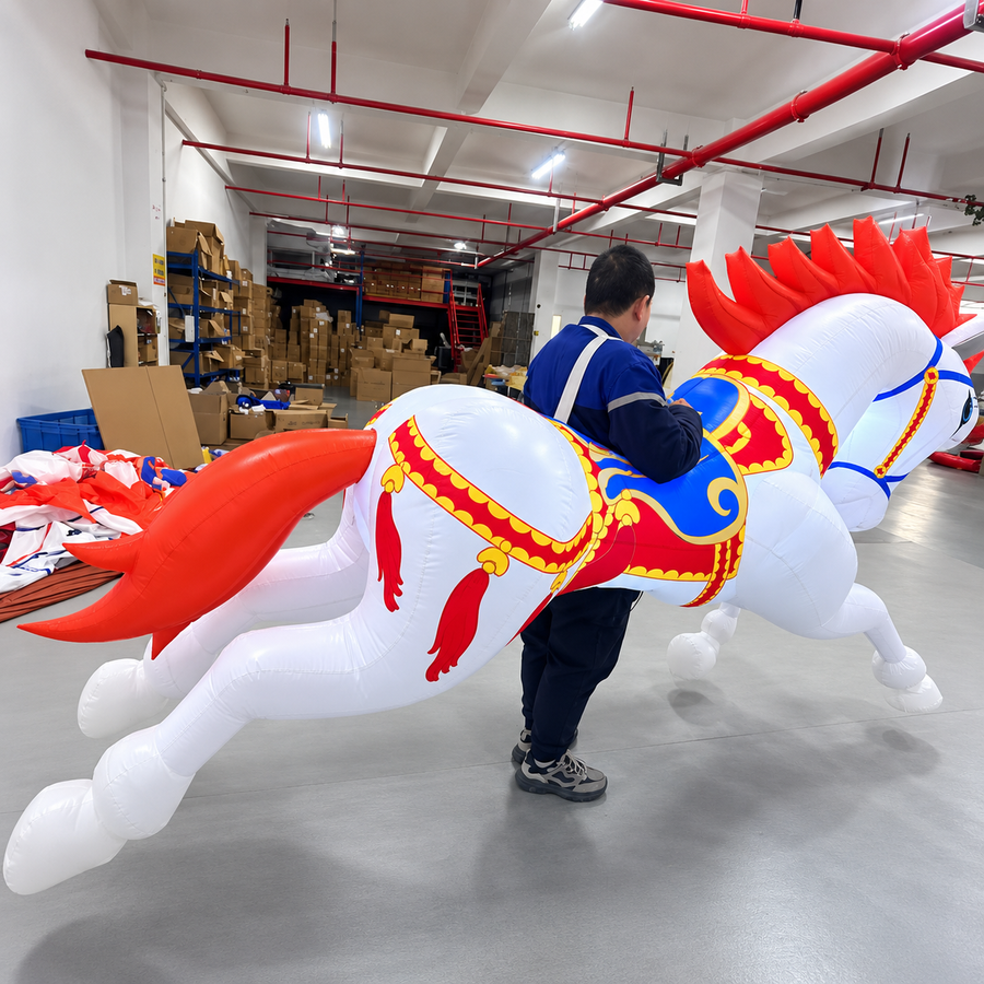 Giant  LED Inflatable Unicorn Display for Parade Event Party