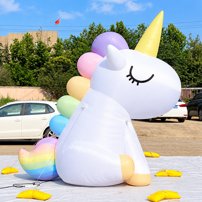 Inflatable Unicorn Mascot for Advertising Events