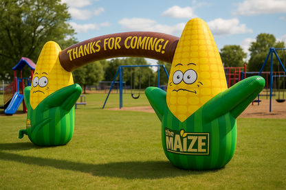Inflatable Corn Arch for Event Promotion