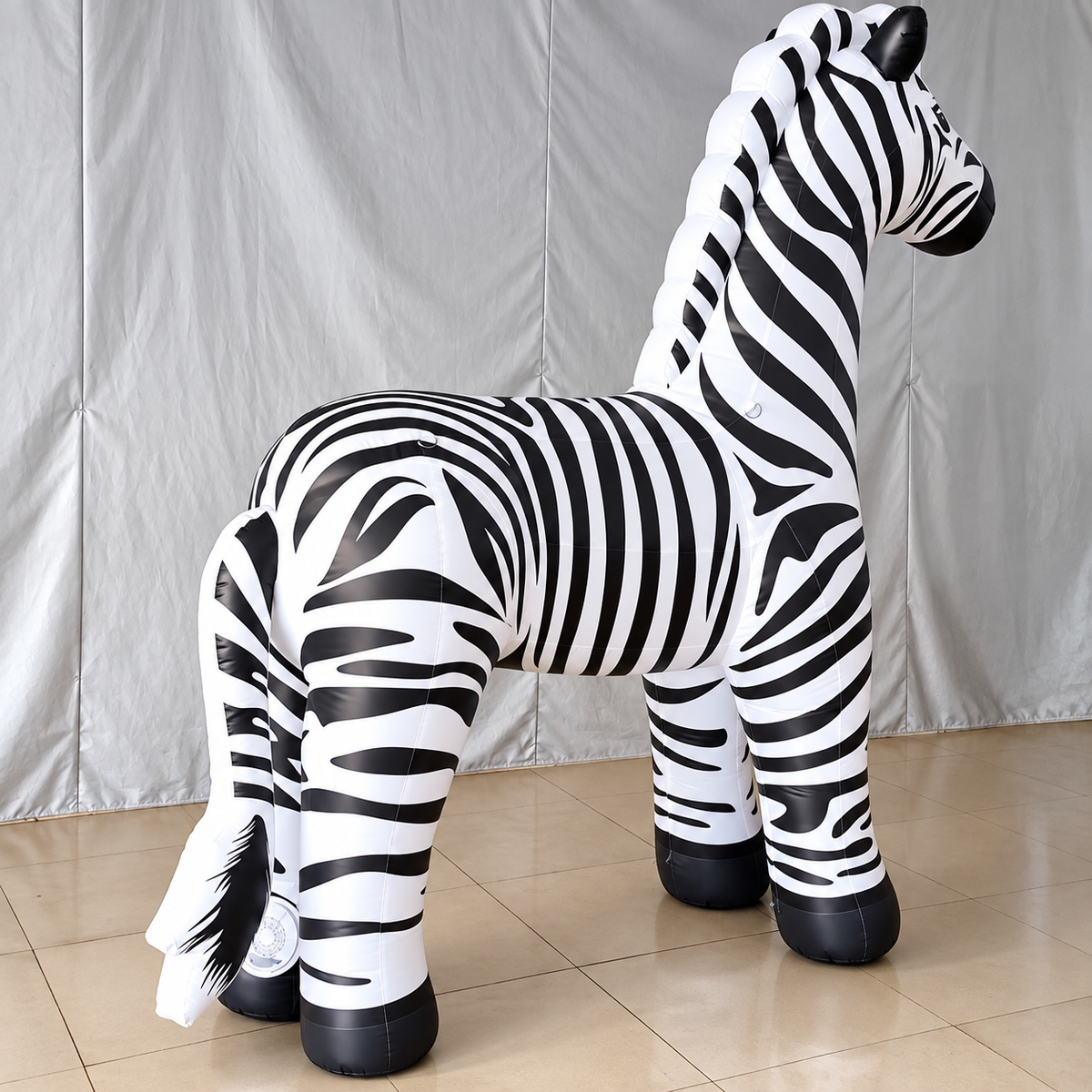 Inflatable Zebra Animal Model Display for Events