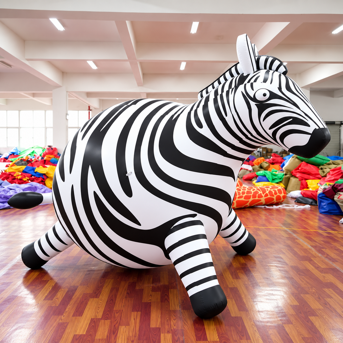 Inflatable Fat Zebra Advertising Balloons with LED Light