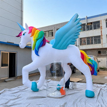 Commercial Giant Inflatable Unicorn Wings Pegasus Prop Display