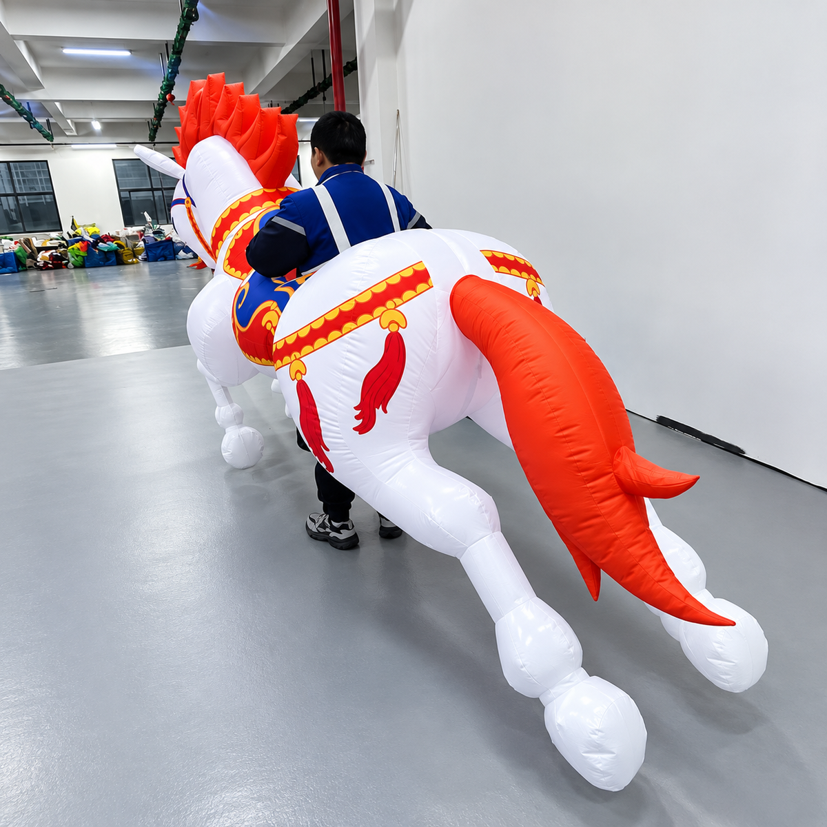 Giant  LED Inflatable Unicorn Display for Parade Event Party