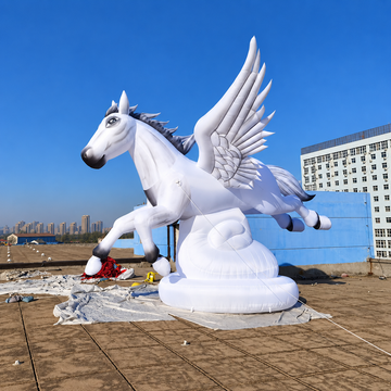 Inflatable Advertising Balloon Giant Flying Inflatable Jumping Horse