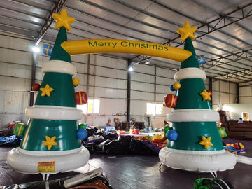 Inflatable Christmas Tree Arch Decor Entrance