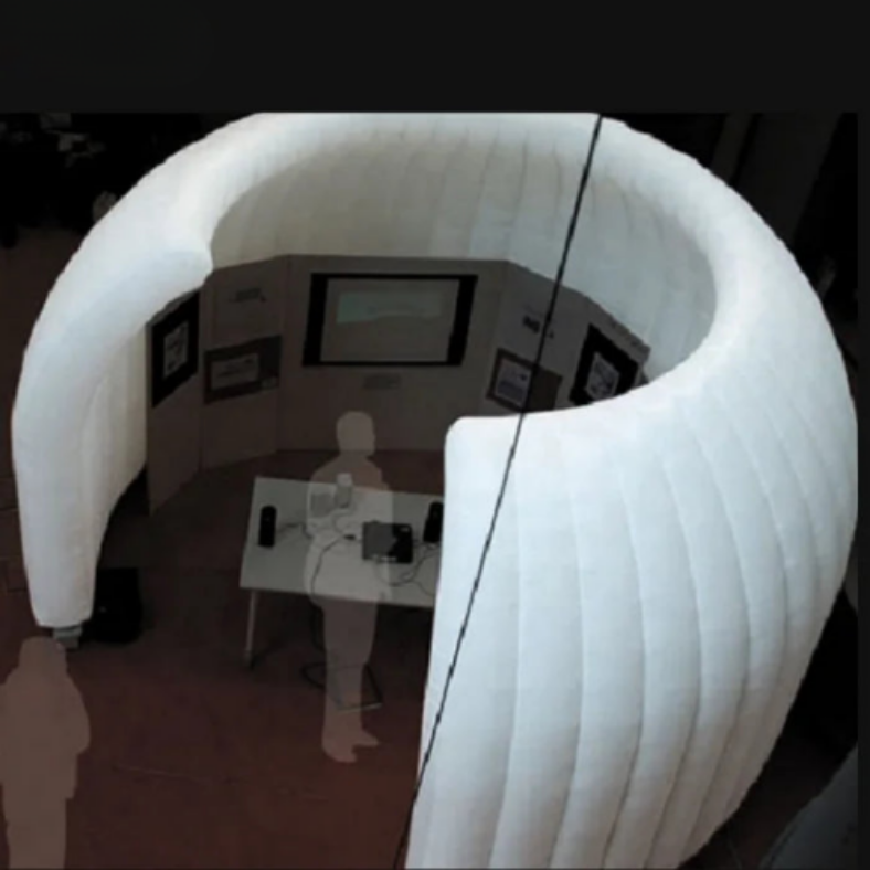LED Aufblasbares Büro-Kuppelzelt im Zimmerstil 3,2 m