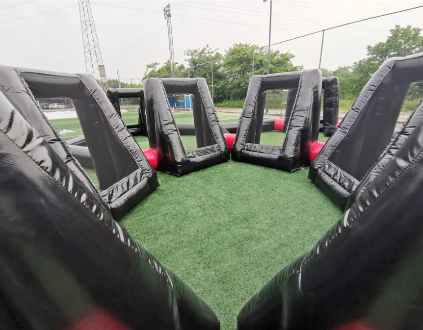 6-in-1 Inflatable Panna Soccer Training Arena 49x49 FT