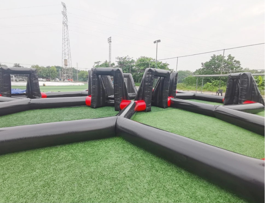 6-in-1 Inflatable Panna Soccer Training Arena 49x49 FT