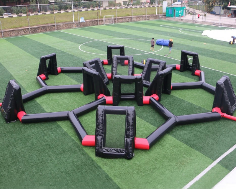 6-in-1 Inflatable Panna Soccer Training Arena 49x49 FT