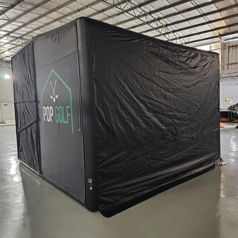 Inflatable Golf Simulator Tent High Definition Screen Rentals