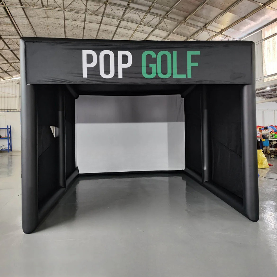 Inflatable Golf Simulator Tent High Definition Screen Rentals