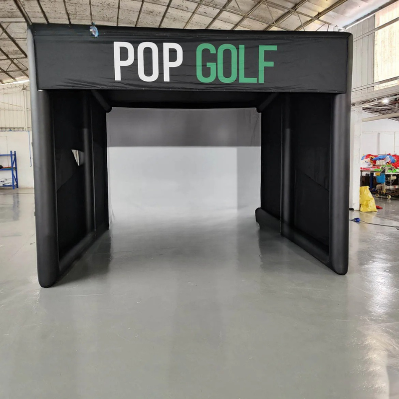 Inflatable Golf Simulator Tent High Definition Screen Rentals