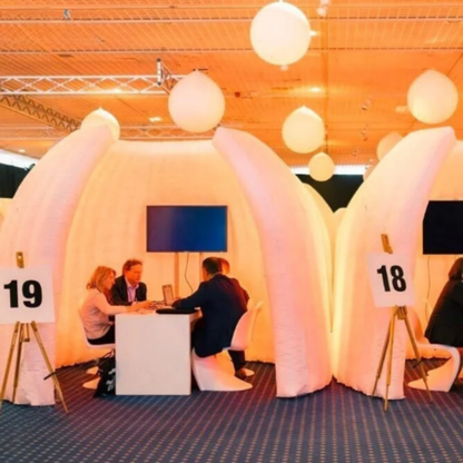 LED Inflatable Office Pod Tent Style Room 10.5FT