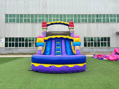 Double Inflatable Slide Ice Cream Water Slide with Blower