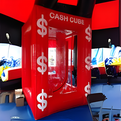 Cash Cube aufblasbares Spiel für Veranstaltungen