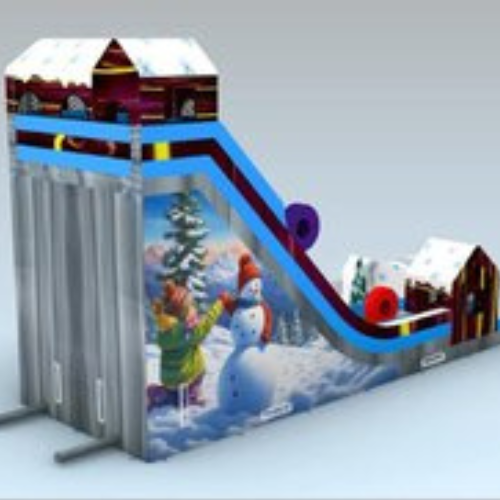Aufblasbare Snowtubing-Rutsche für Events